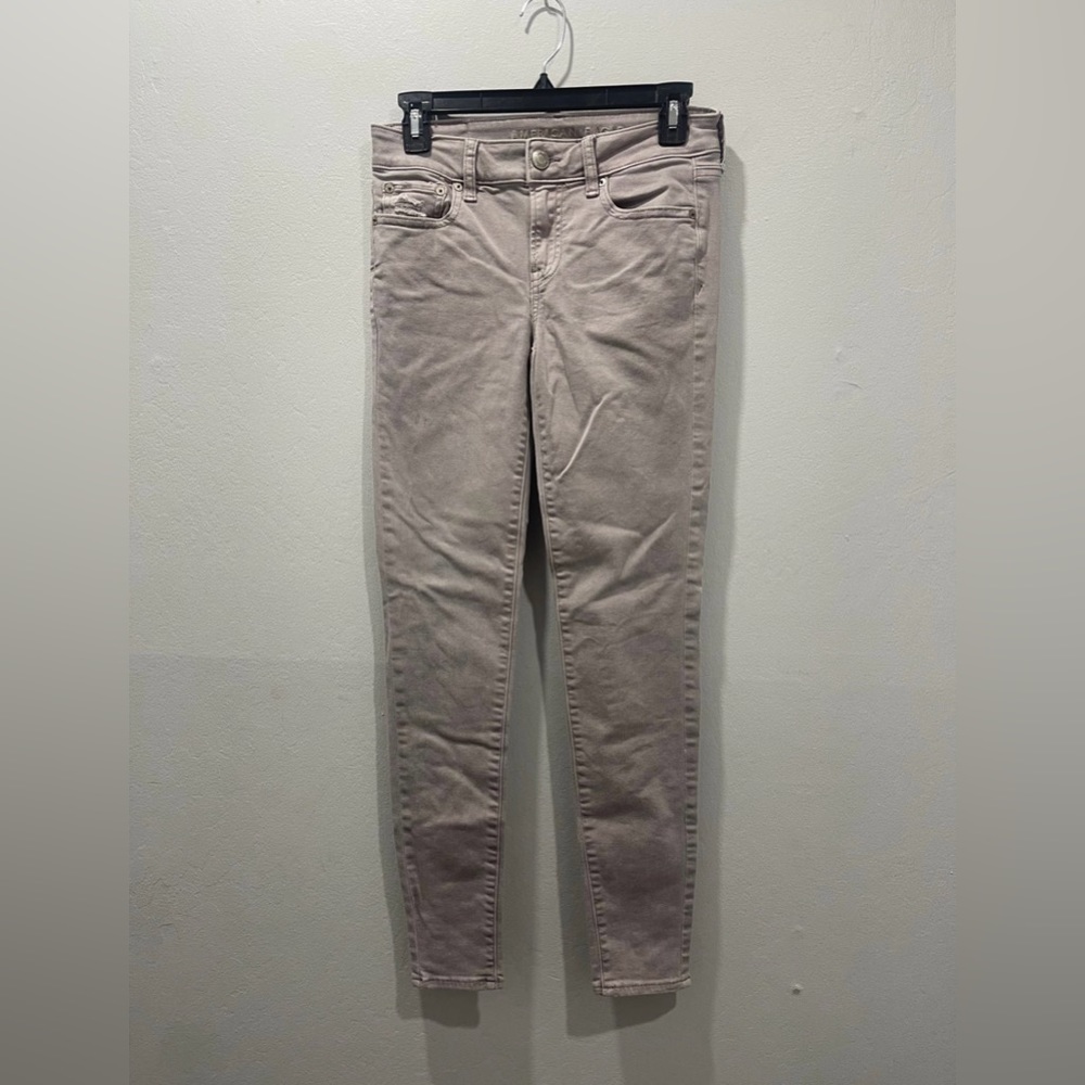 American Eagle Lavender Super Stretch Jeggings Sz 4